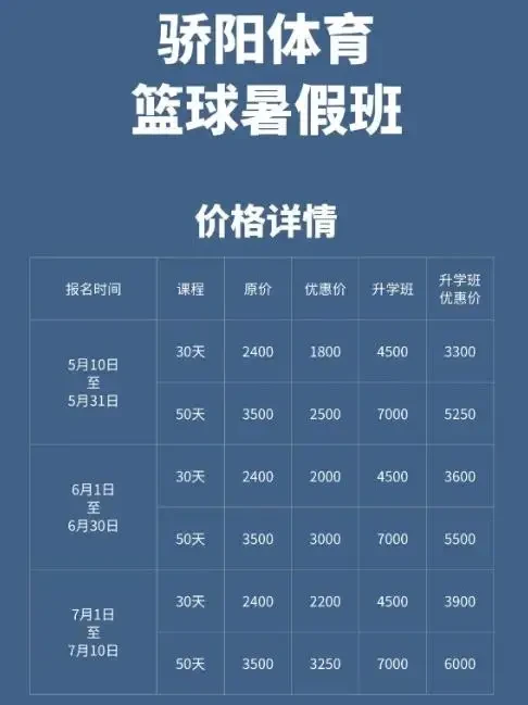 四川金强篮球训练营收费标准